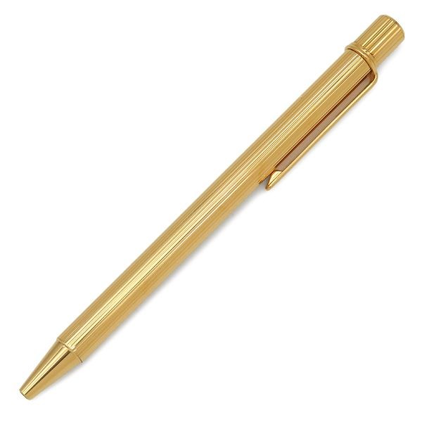 Cartier Ballpoint Pen Must De Gadroon Gp Gold Out Of Ink 