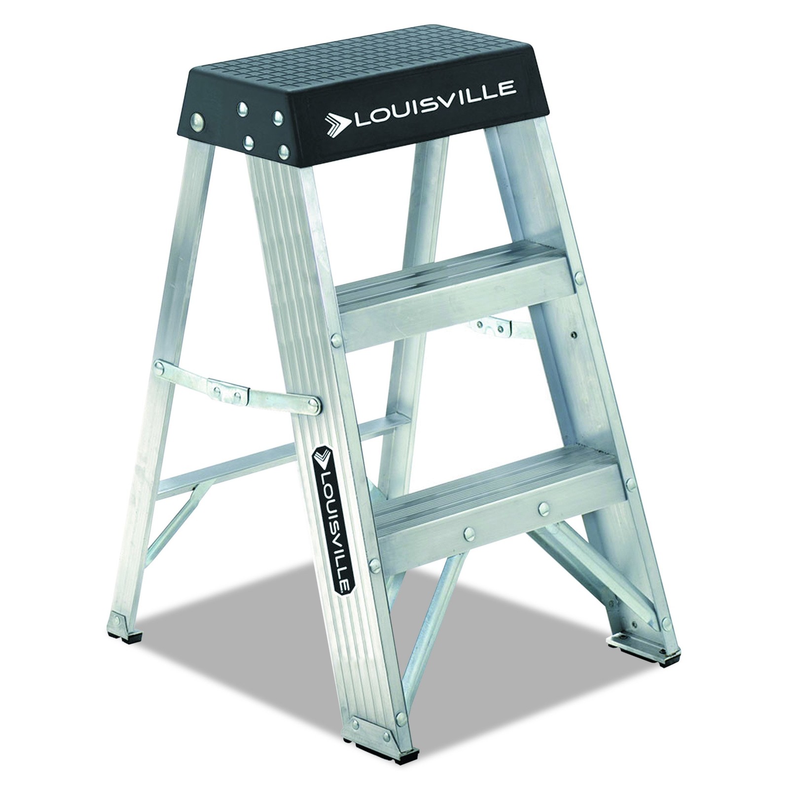 2-Foot Aluminum Step Stool Industrial 300-Pound Load Capacity Type AS3002