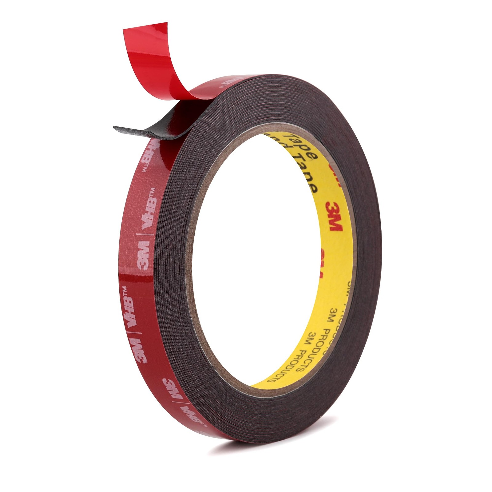 Heavy Duty Double Sided Tape 1/2" x 18ft Waterproof Adhesive for Indoor/Outdoor