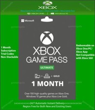 Xbox Game Pass Ultimate 1 Month Live Gold Membership (USA only) email delivery 