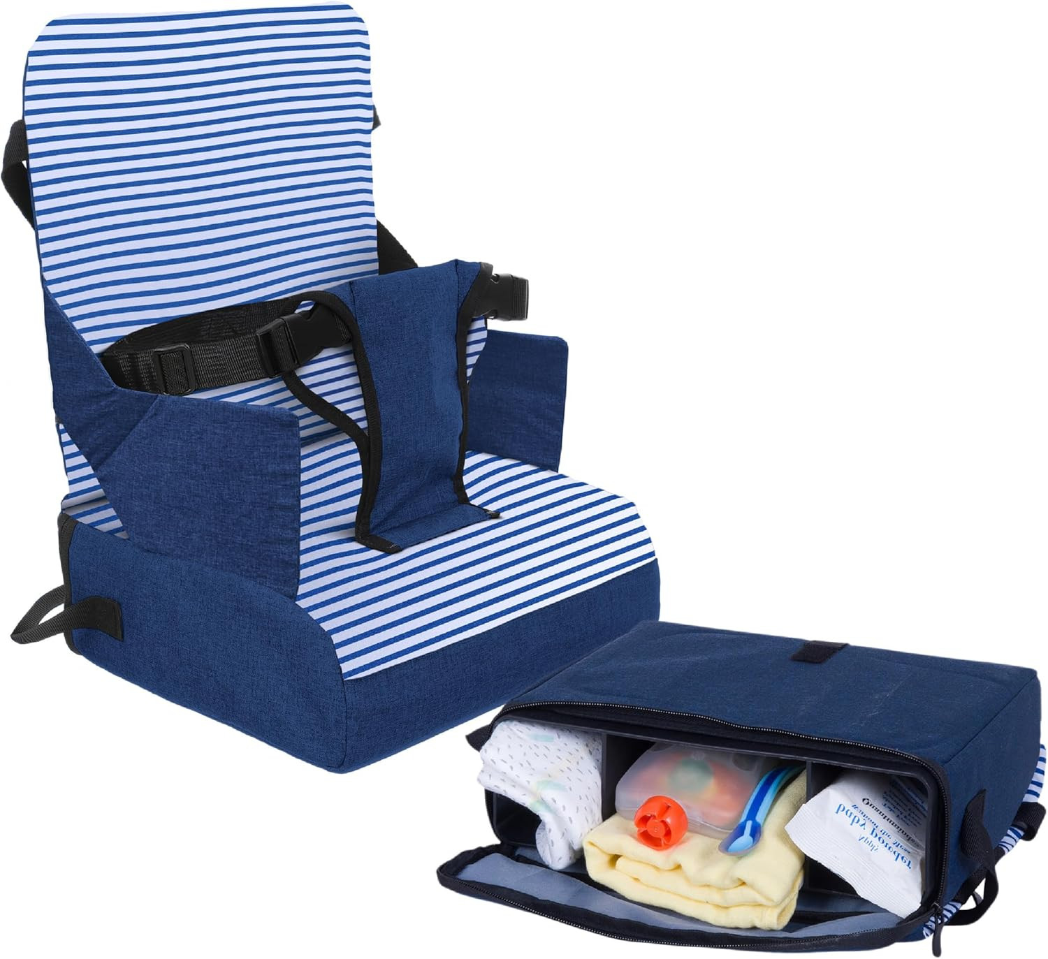 Grab ‘N Go Chair Buddy Kids Booster Seat for Dining Table (6M-3Y) with Storage &