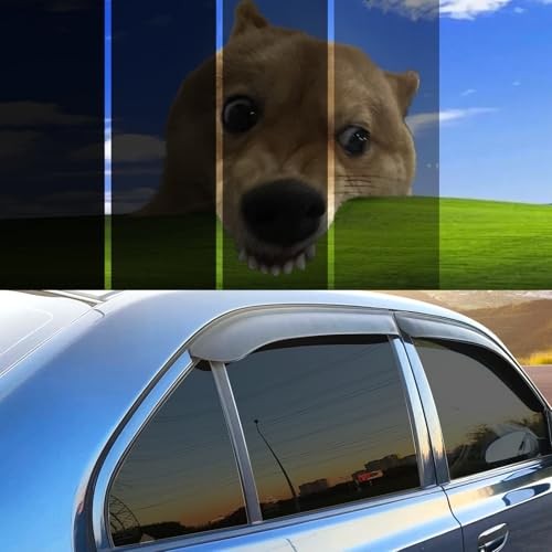  15% Window Tint Car with 15 Percent VLT 20 in x 20 Ft 20In x 20Ft 15% Vlt