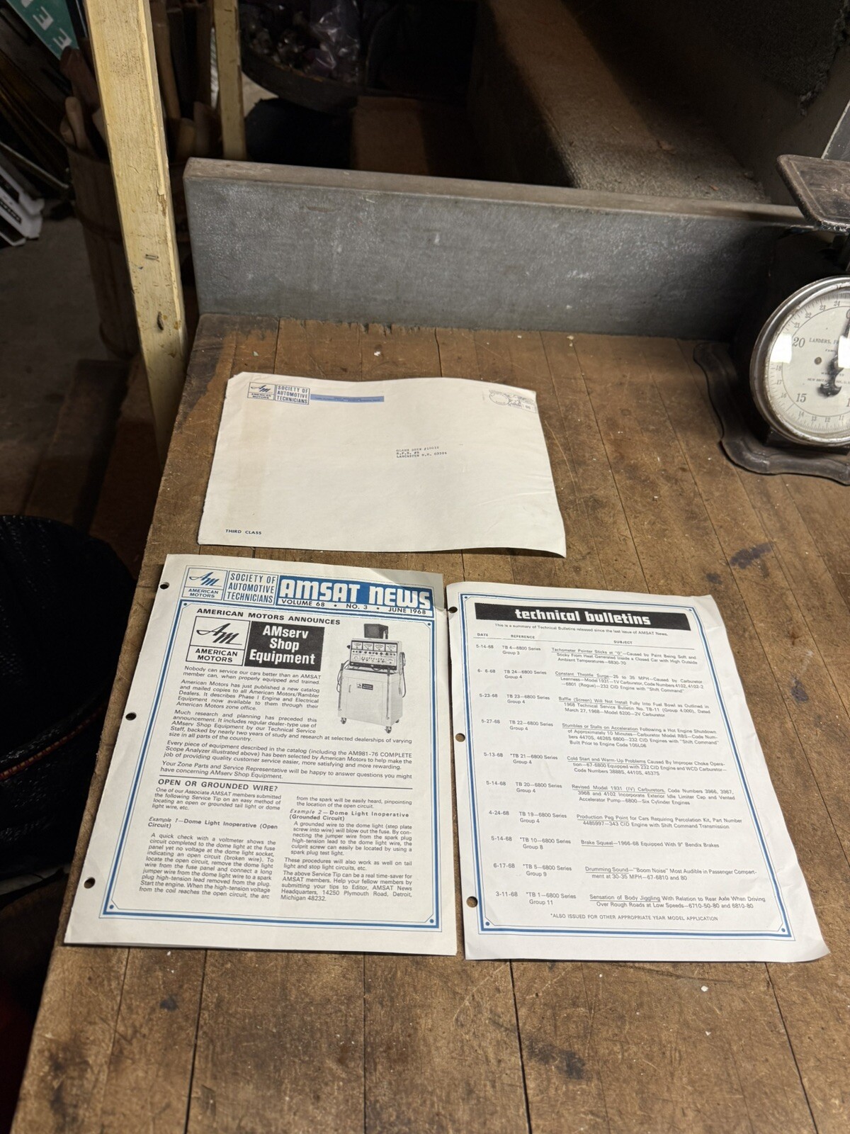 Vol 68 No 3 1968 AM American Motors Amstat News Muscle Car Dealer Shop Equipment