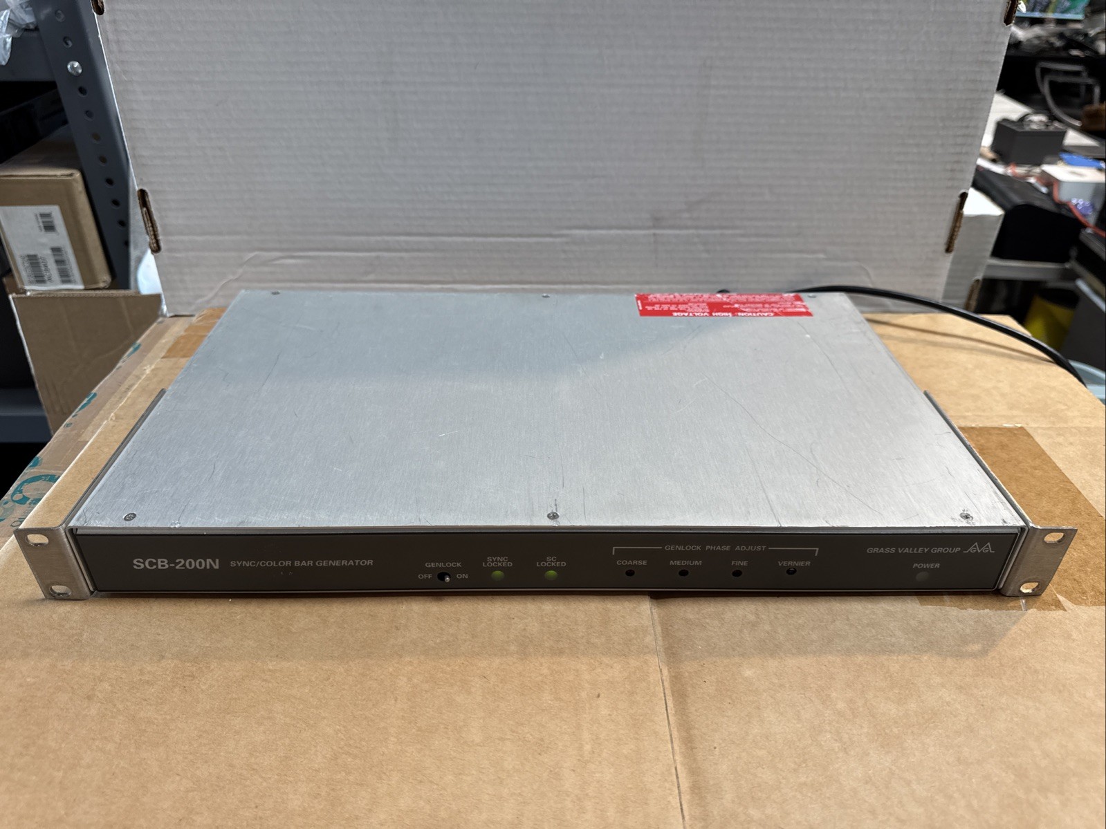 Grass Valley Group SCB-200N Sync/Color Bar Generator Power On Tested Only