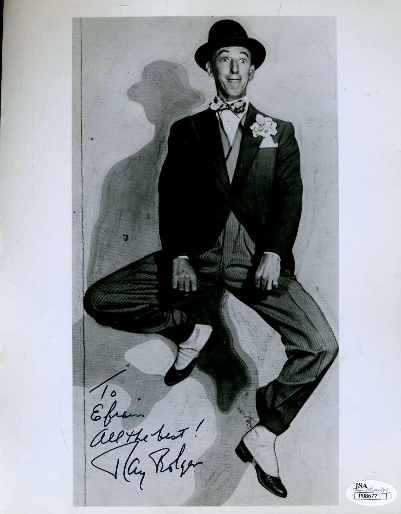 Ray Bolger Jsa Signed 8x10 Photo Authenticated Autograph