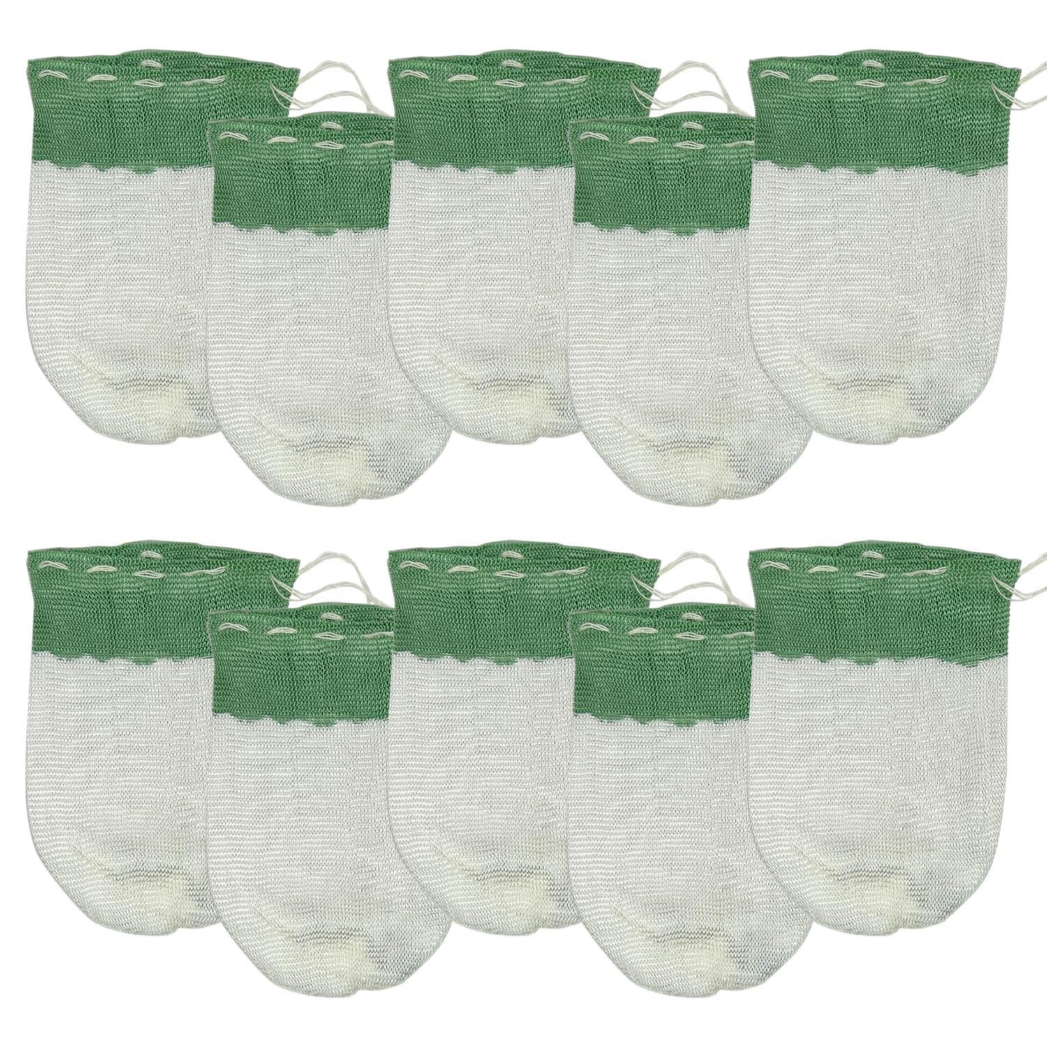 Tenalleys 10pcs Propane Lantern Mantles String Tie One Size, White 