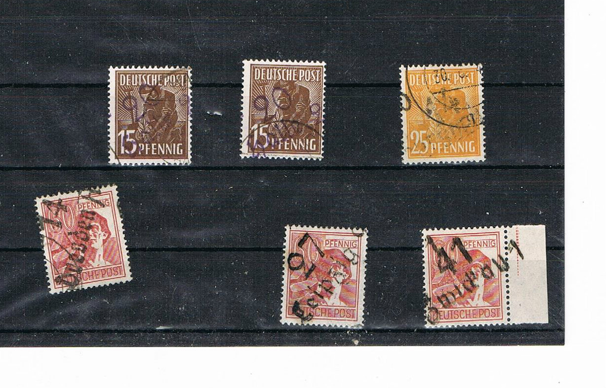 Sbz Lot Fake Stamped Bohemia