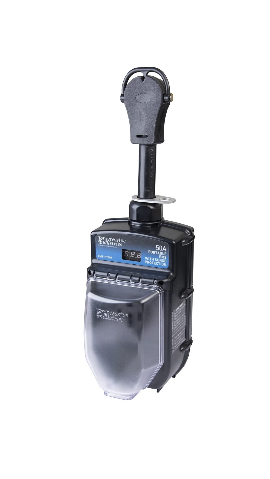 Progressive Industries EMS-PT50X Portable RV Surge Protector, Black, 50 Amp