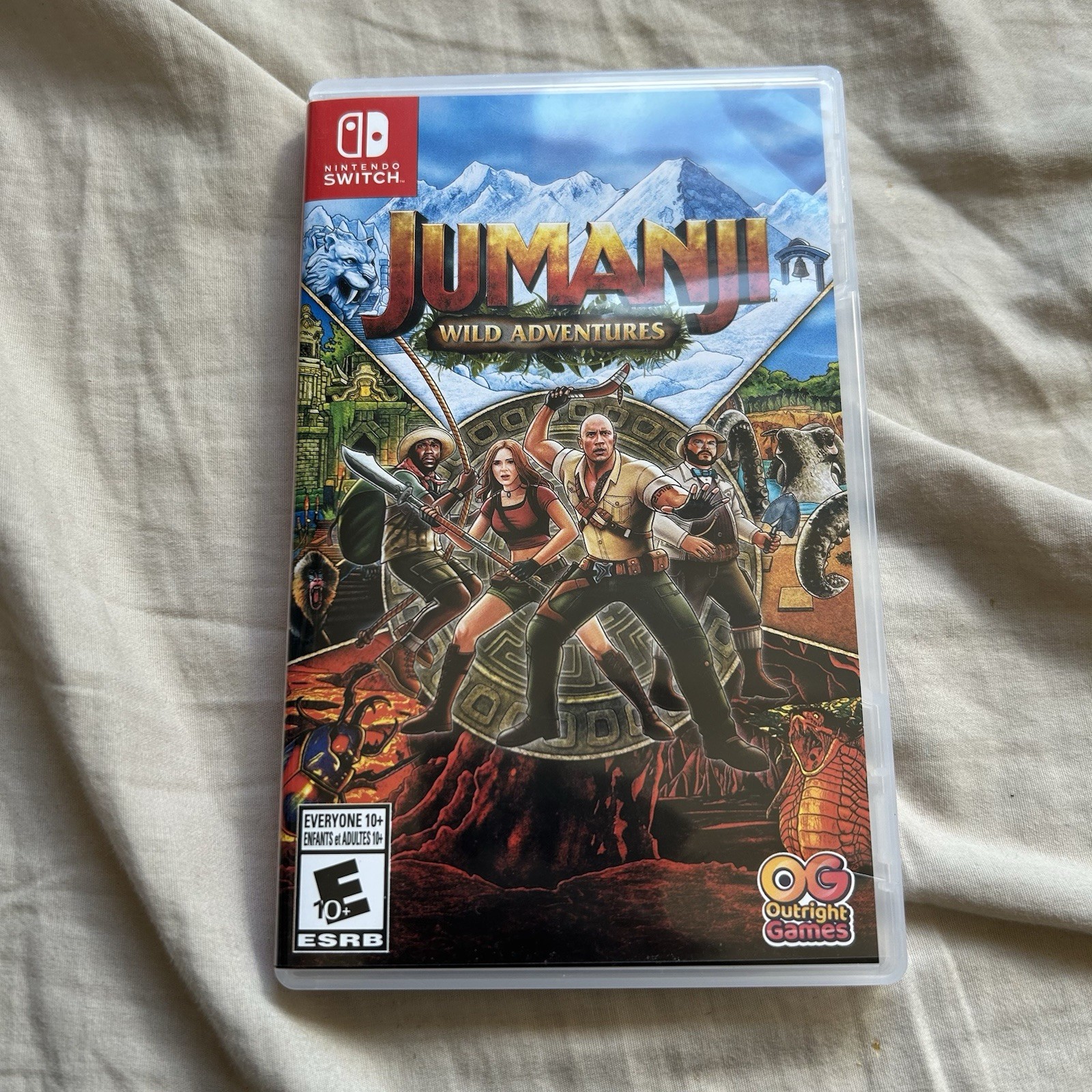 Replacement Case (NO GAME) Jumanji for  Nintendo Switch