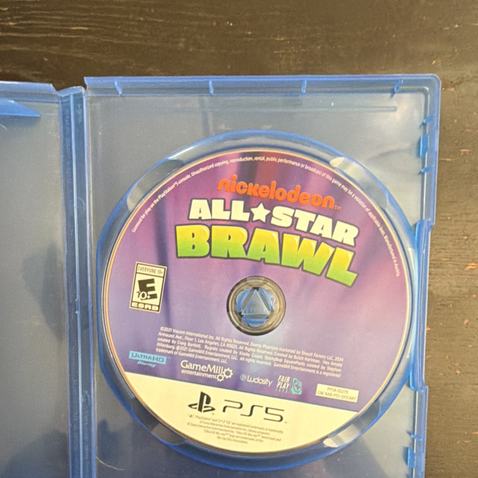 Nickelodeon All-Star Brawl PS5 Game Disc & Capcom Street Fighter V PS4 Case Lot