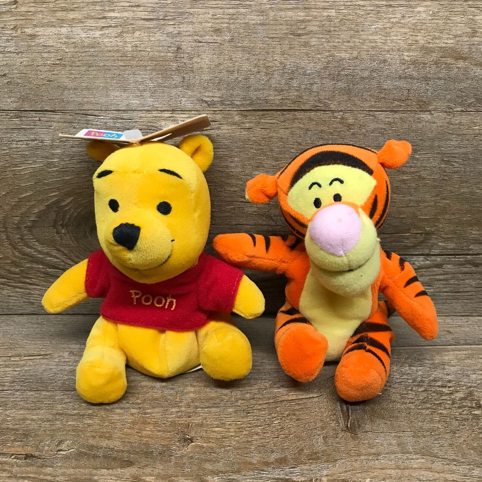 The First Years Disney Winnie The Poo & Tigger Play Pals Plush Stuffed Pre-Owned