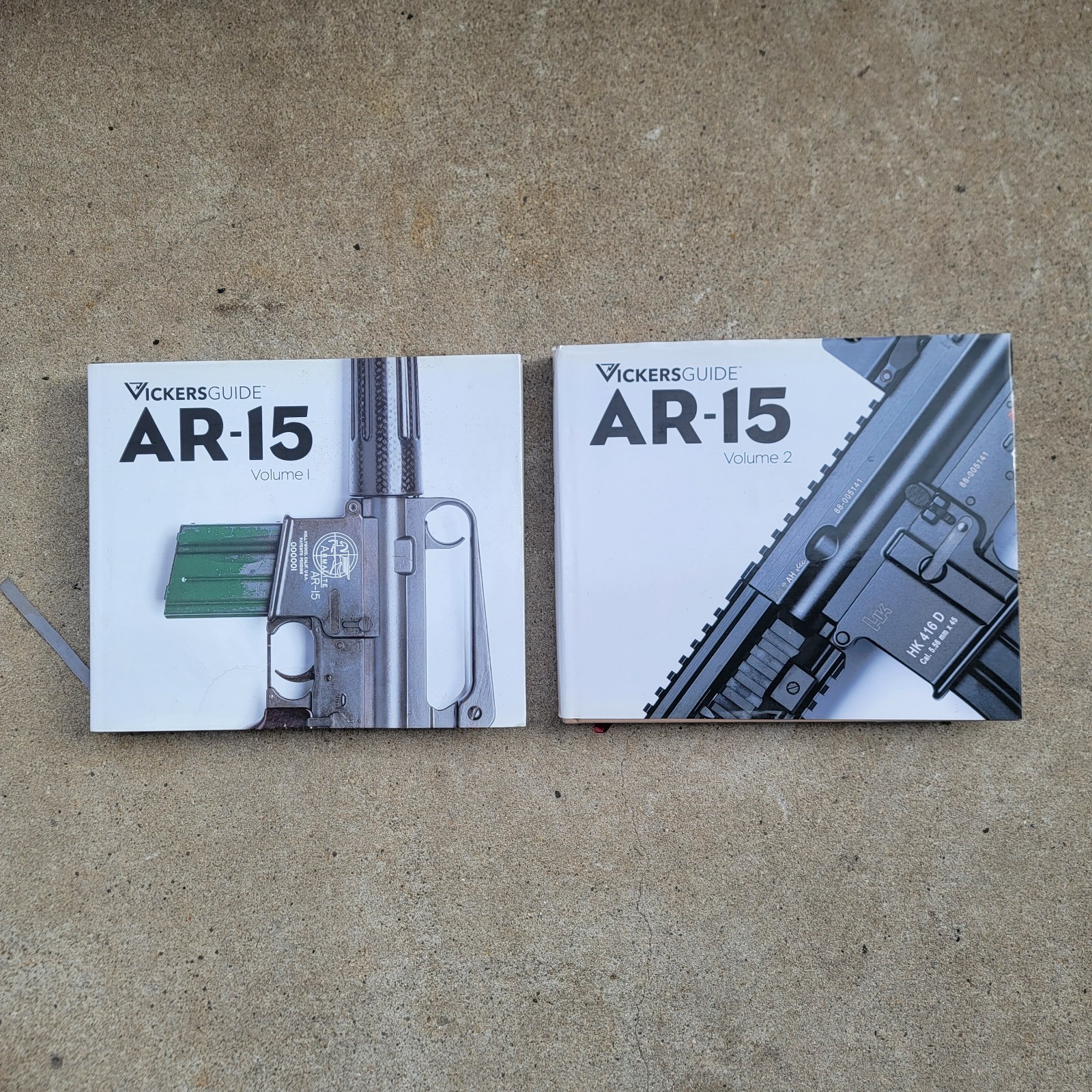 Vickers Guide Volume 1 & 2 Set First Edition Nice Vicker Book