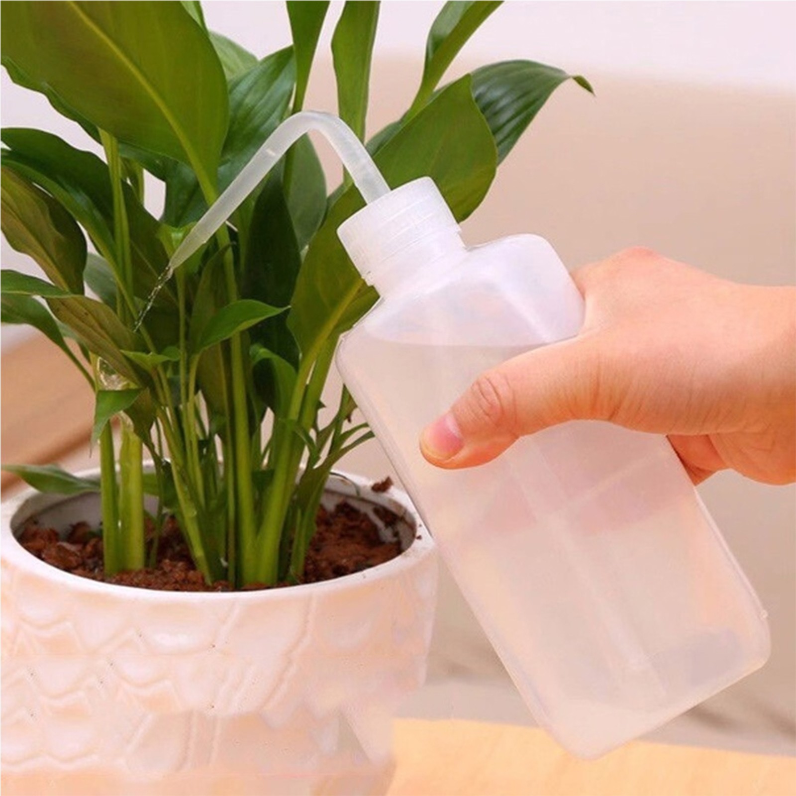 1x 250ml Wash Bottle Wide Mouth Diffuser Wash Lab Supply Plastic Squeeze Bottle