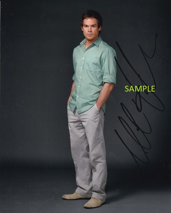 MICHAEL C HALL #3 REPRINT 8X10 PHOTO SIGNED AUTOGRAPHED MAN CAVE GIFT DEXTER