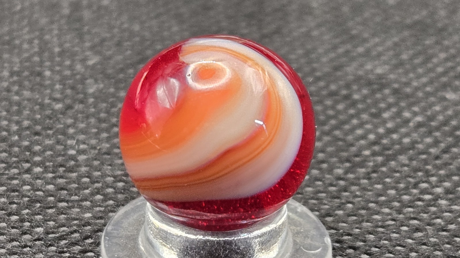 Vintage Akro Agate Onyx Corkscrew Marble 5/8-