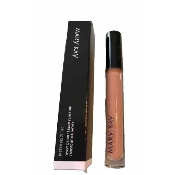 Mary Kay Unlimited Lip Gloss Soft Nude New in Box