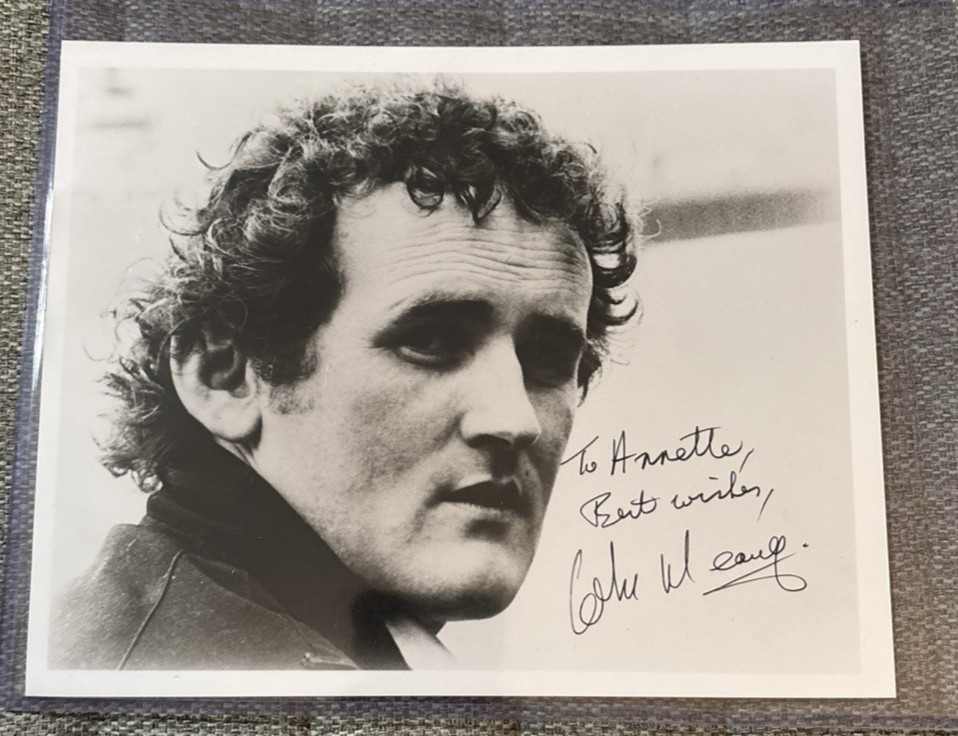Colm Meaney Signed 8x10" Photo Star Trek B&W Close-up Autographed Picture