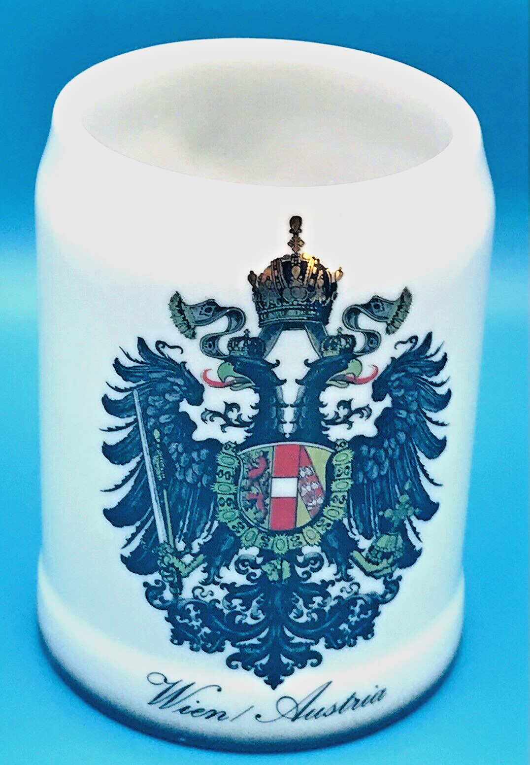 Wien/Austria Coat of Arms Beer Stein Mug Ceramic Small HB Wien Handerbeit