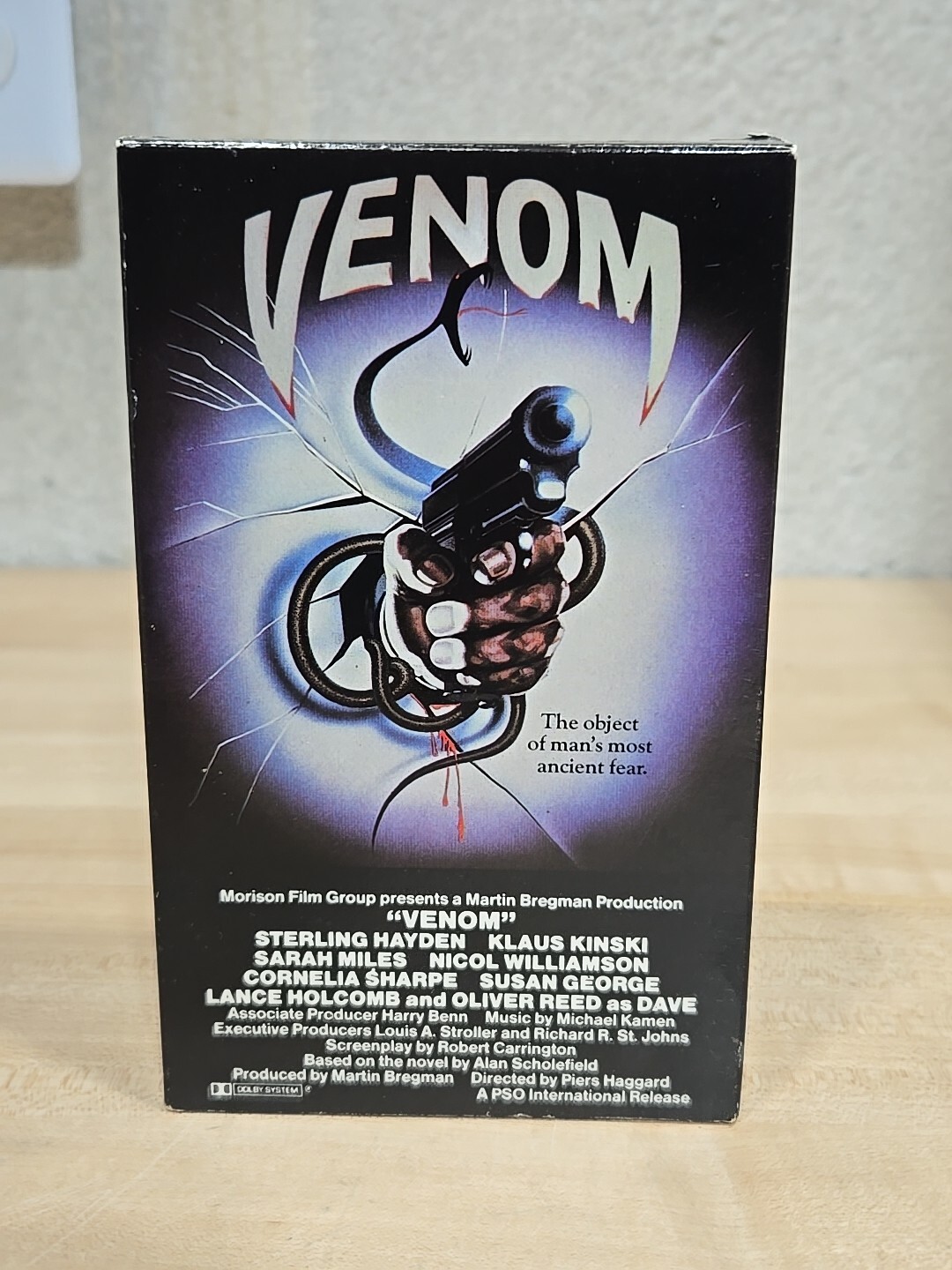 Vintage VENOM '81 Betamax Beta Hi-Fi Tape Cassette Rare Horror Thriller Movie 