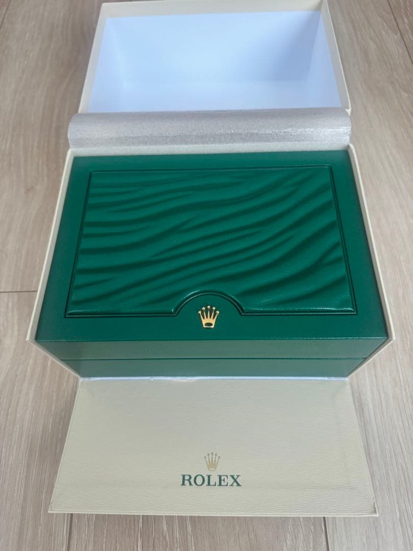 ROLEX Genuine Rolex Inner Box Green Box Empty Watch Box and Outer Box