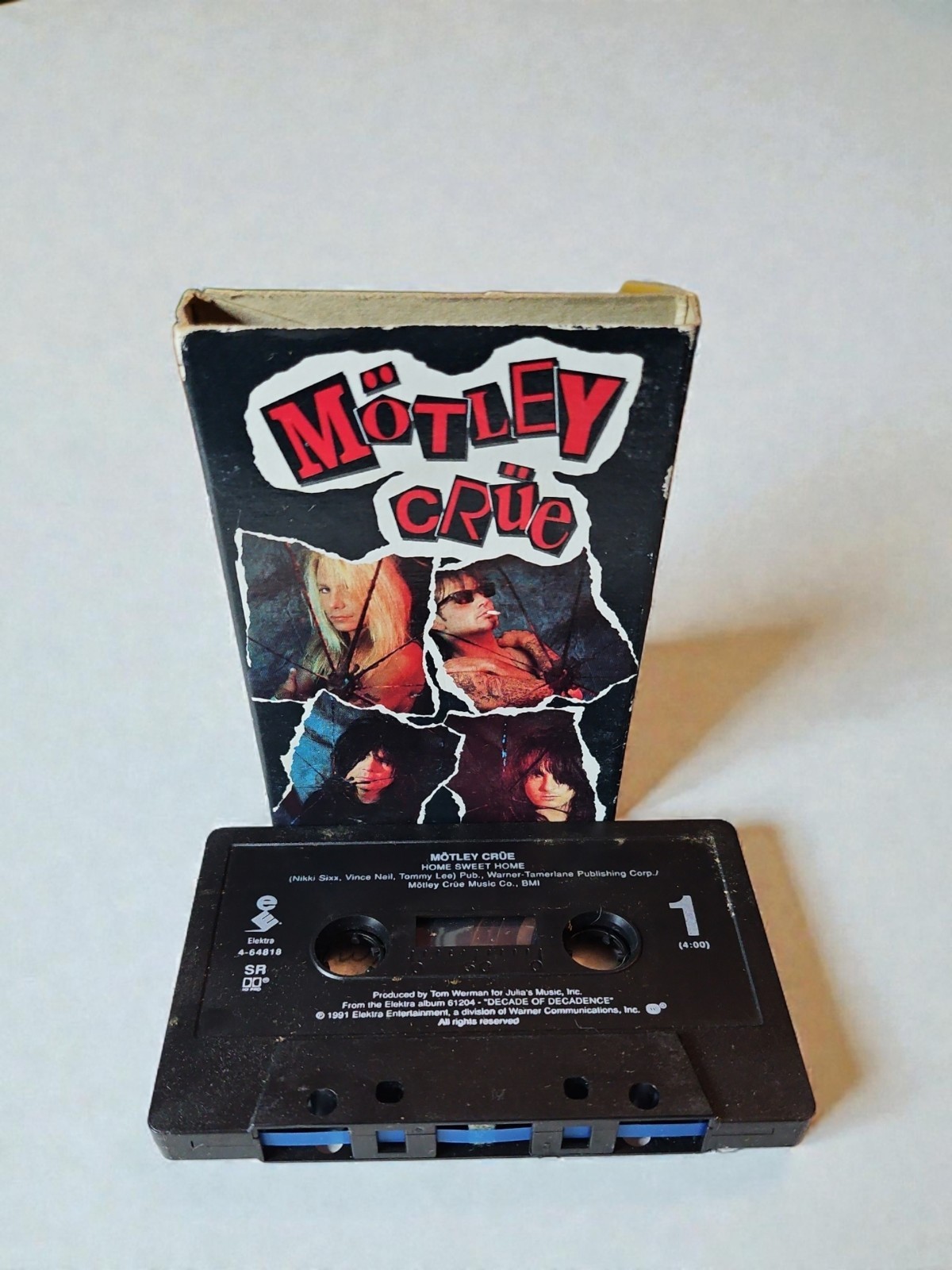 🔥Motley Crue - Home Sweet Home 1991 Cassette Tape Single