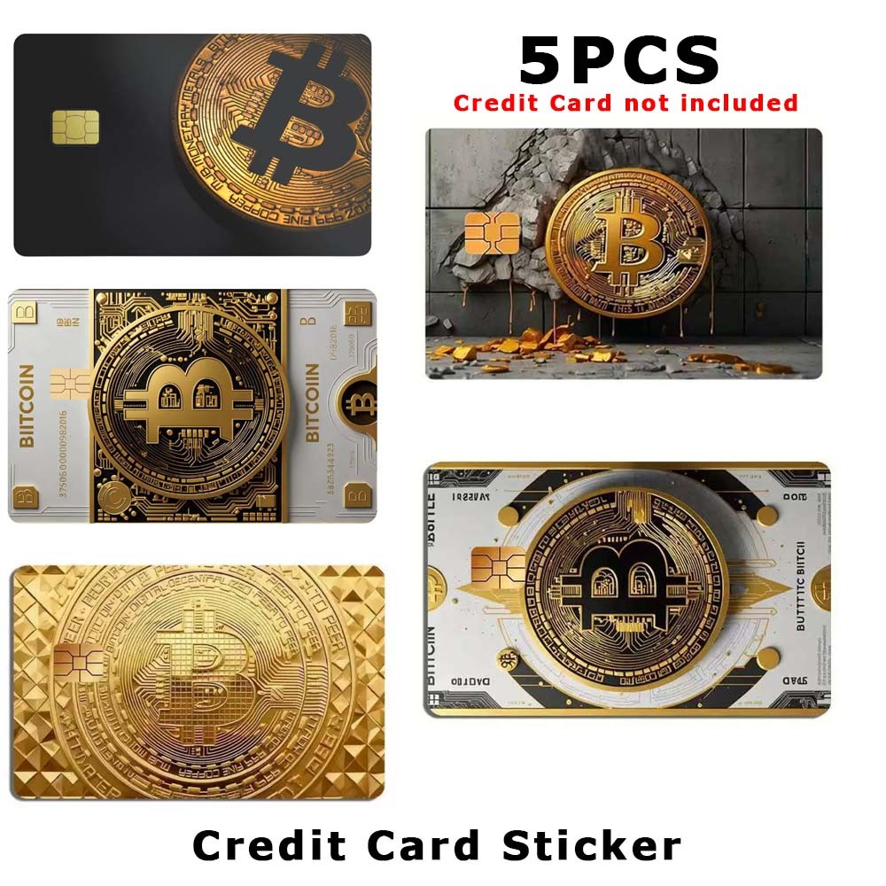 Premium Crypto Themed Card Wrap with Durable Material for Daily-Use Debit Cards