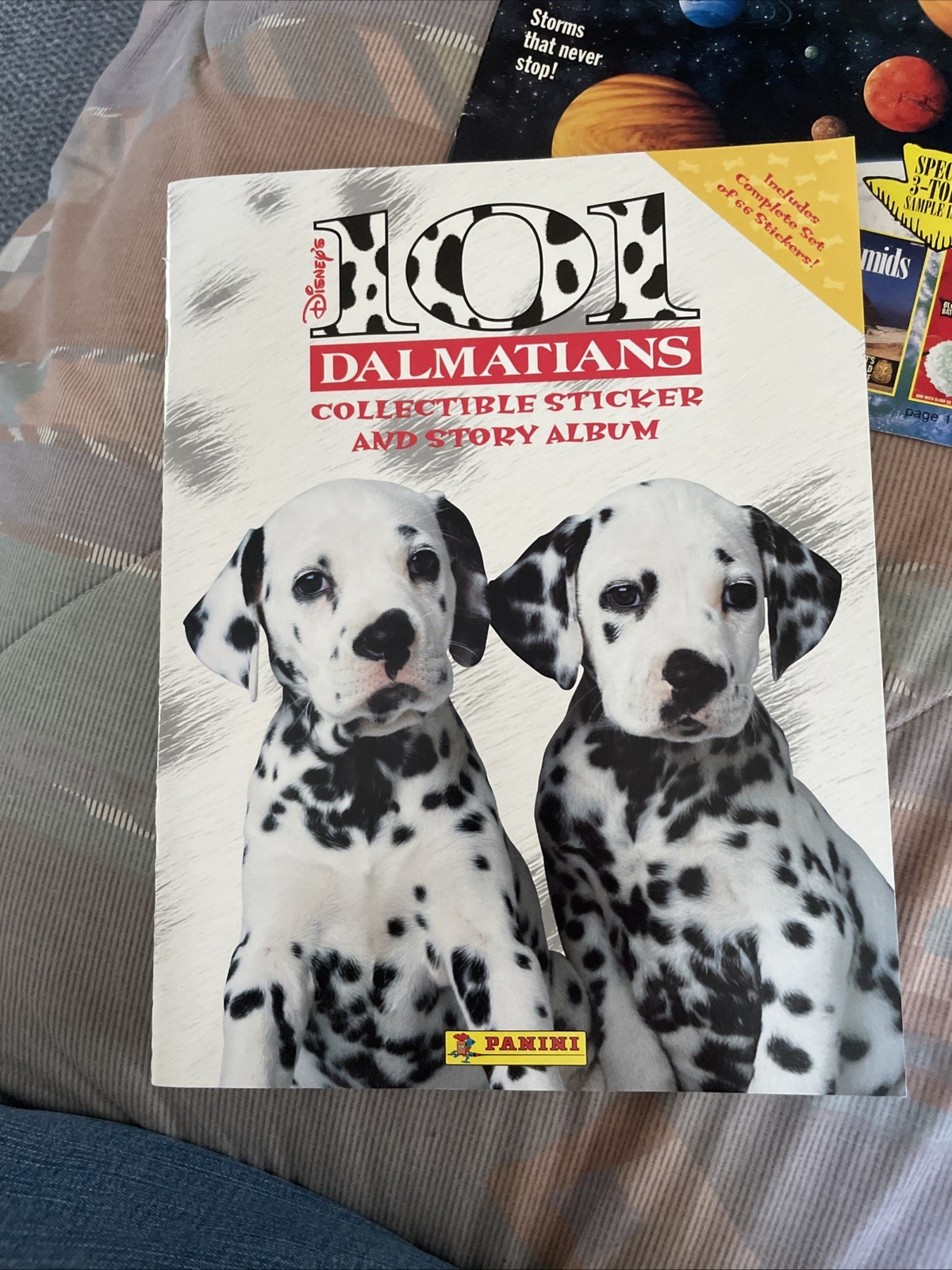 101 DALMATIANS Collectible Sticker & Story Album, Includes Set Of 66 Stickers