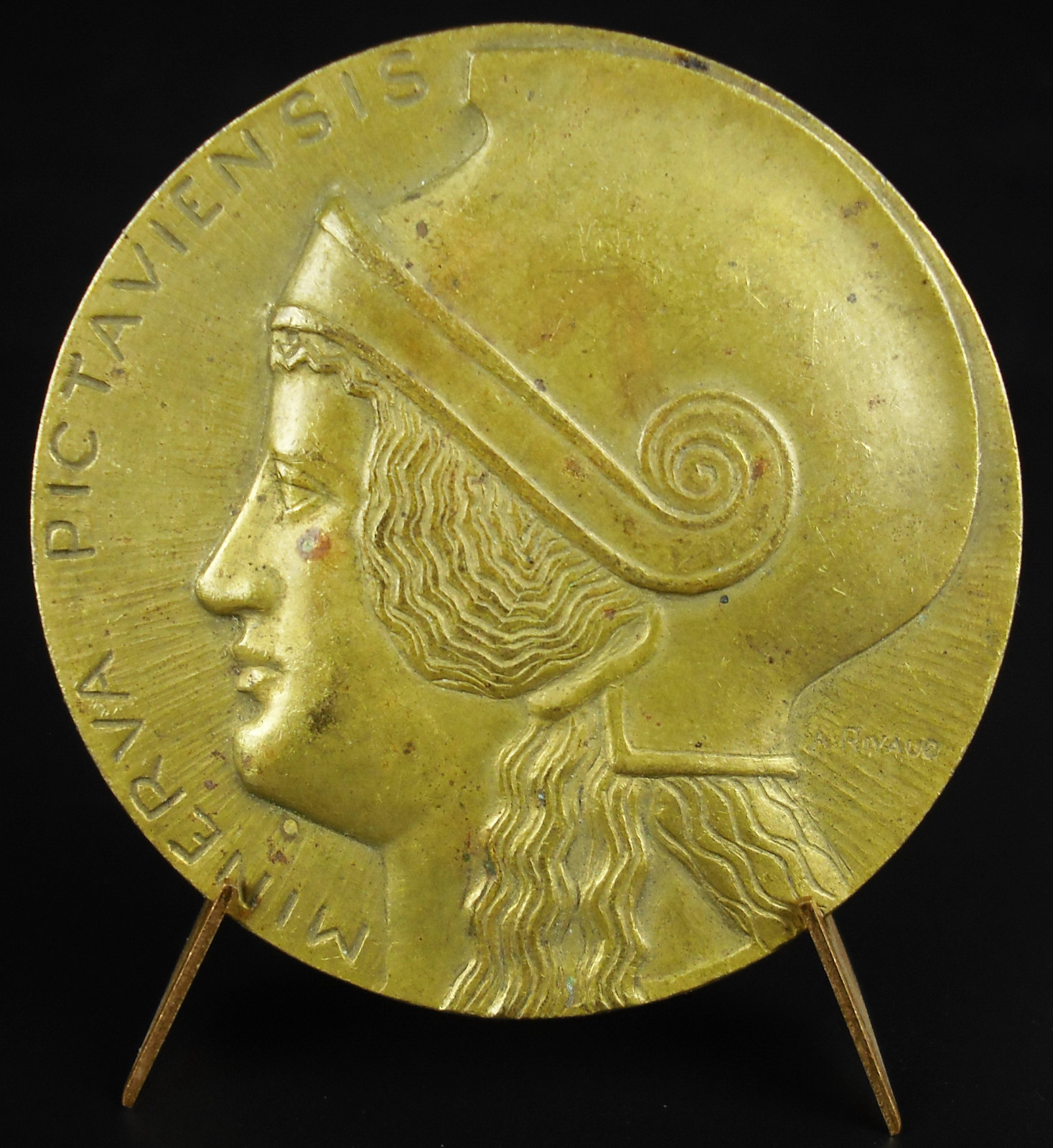 Medal 1932 Demi-Millénaire University Poitiers Minerva Minerve Rivaud Medal