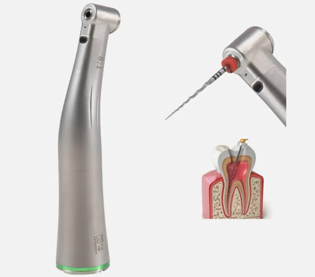 Dental Endo Handpiece 8:1 Contra Angle Mini Head E Type For Dentsply or NSK