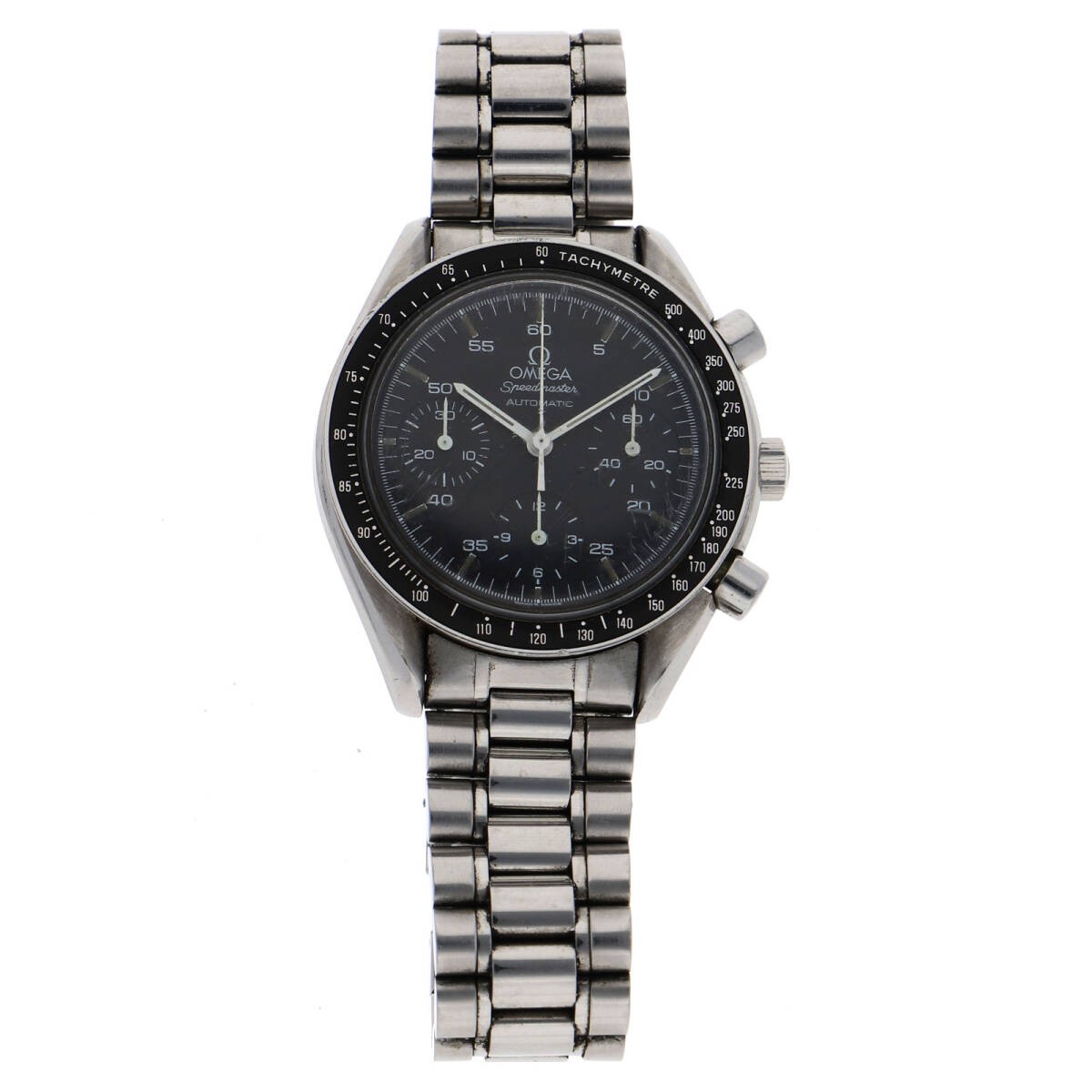 OMEGA Speedmaster 3510.50 Black Dial Automatic Men's Watch SS Chronograph Auth