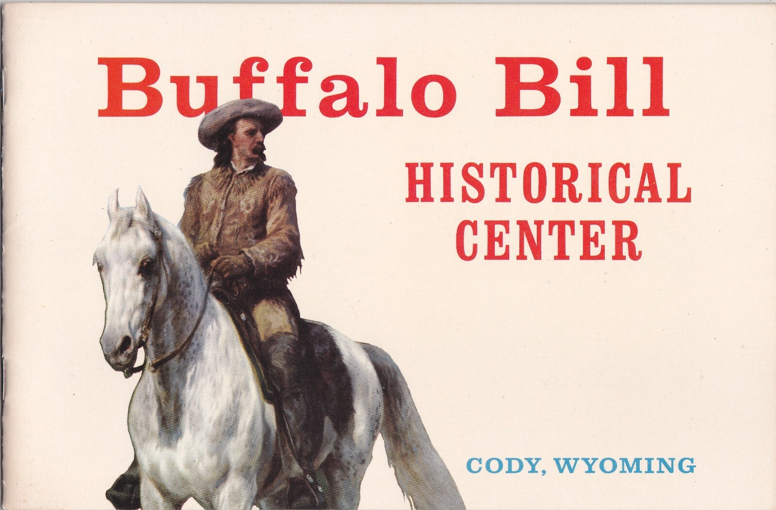 c1970 Buffalo Bill Historical Center Cody Wyoming Booklet