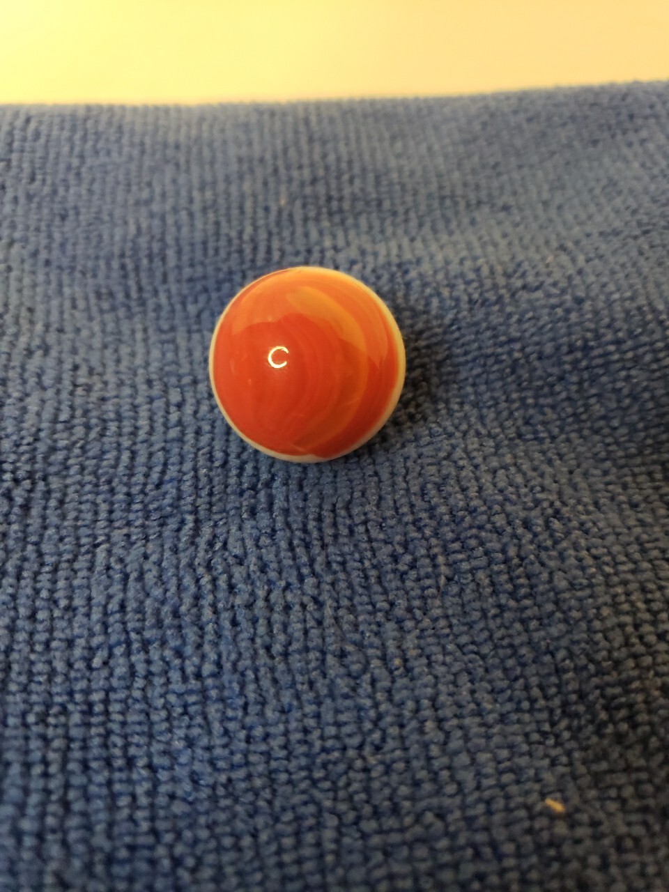 Vintage Marble King hybrid marble. it measures one inch Lot 12