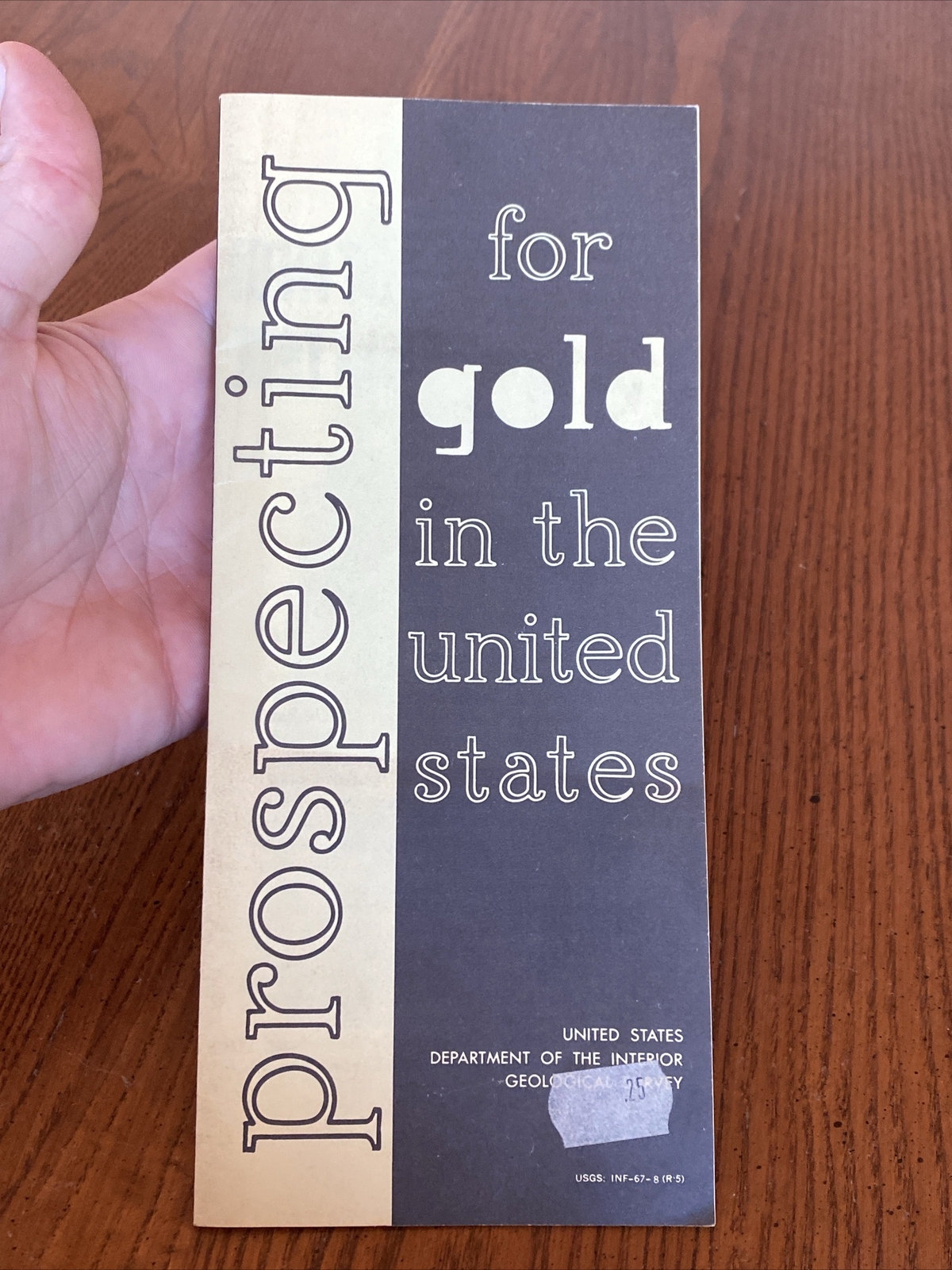 1973 Gold Prospecting United States Department of The Interior Geological Survey