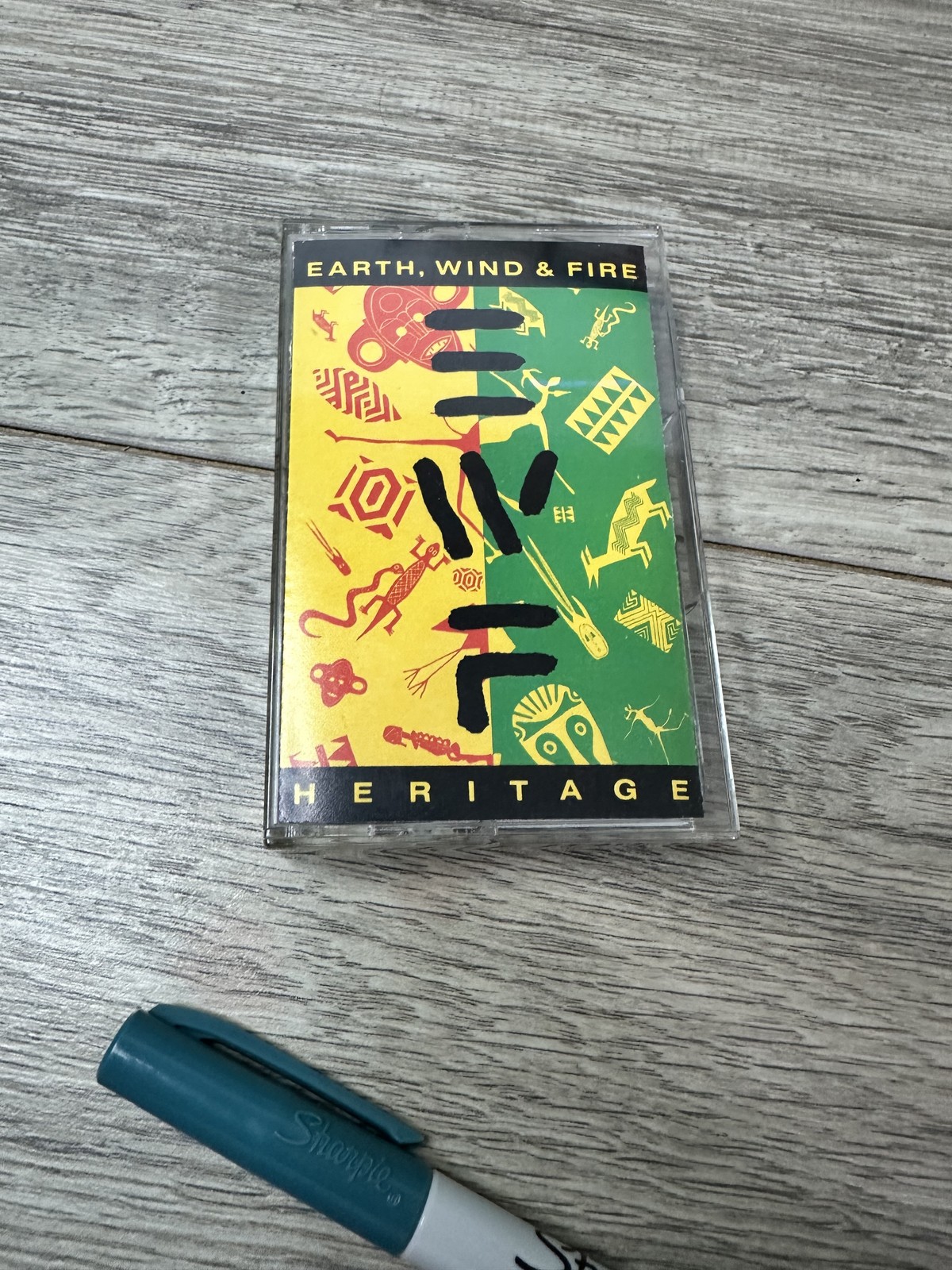 Earth Wind & Fire Cassette Tape Heritage 1990 Funk Soul R&B Album Columbia Music