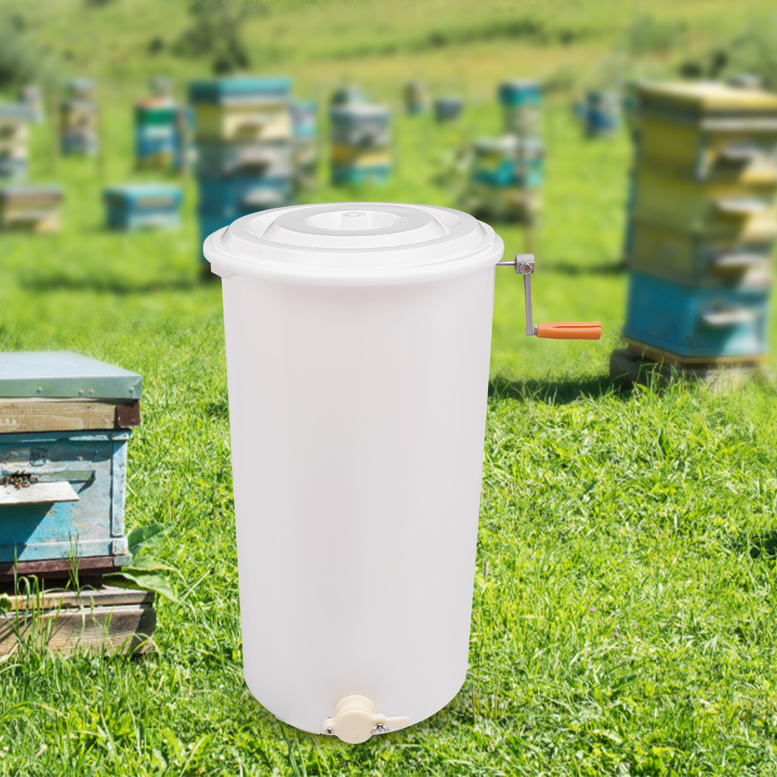 Honey Extractor 2 Two Frame Manual Crank Honey Bee Spinner Beekeeping Equipment