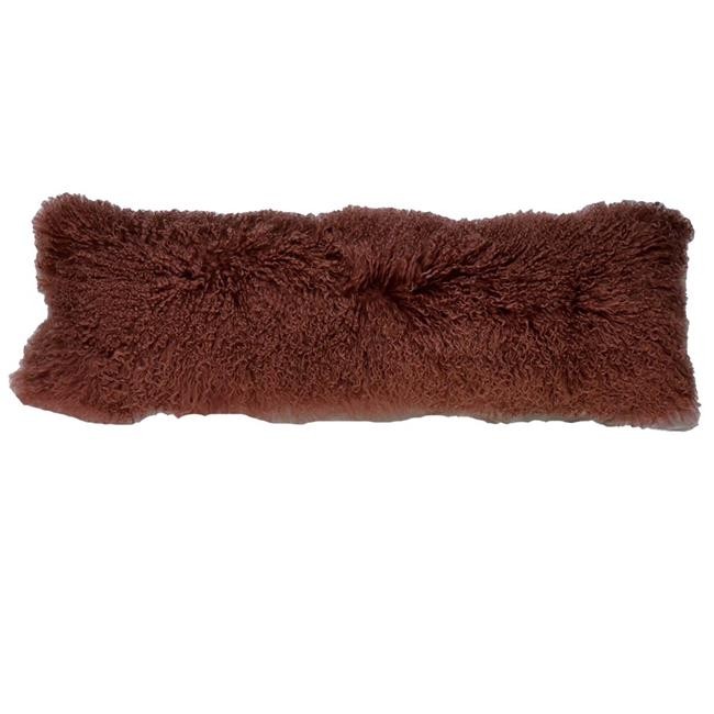 BS Trading H-TIB-35-L40 12 x 40 in. No.35 Tibetan Lumbar Pillow Dusty Rose