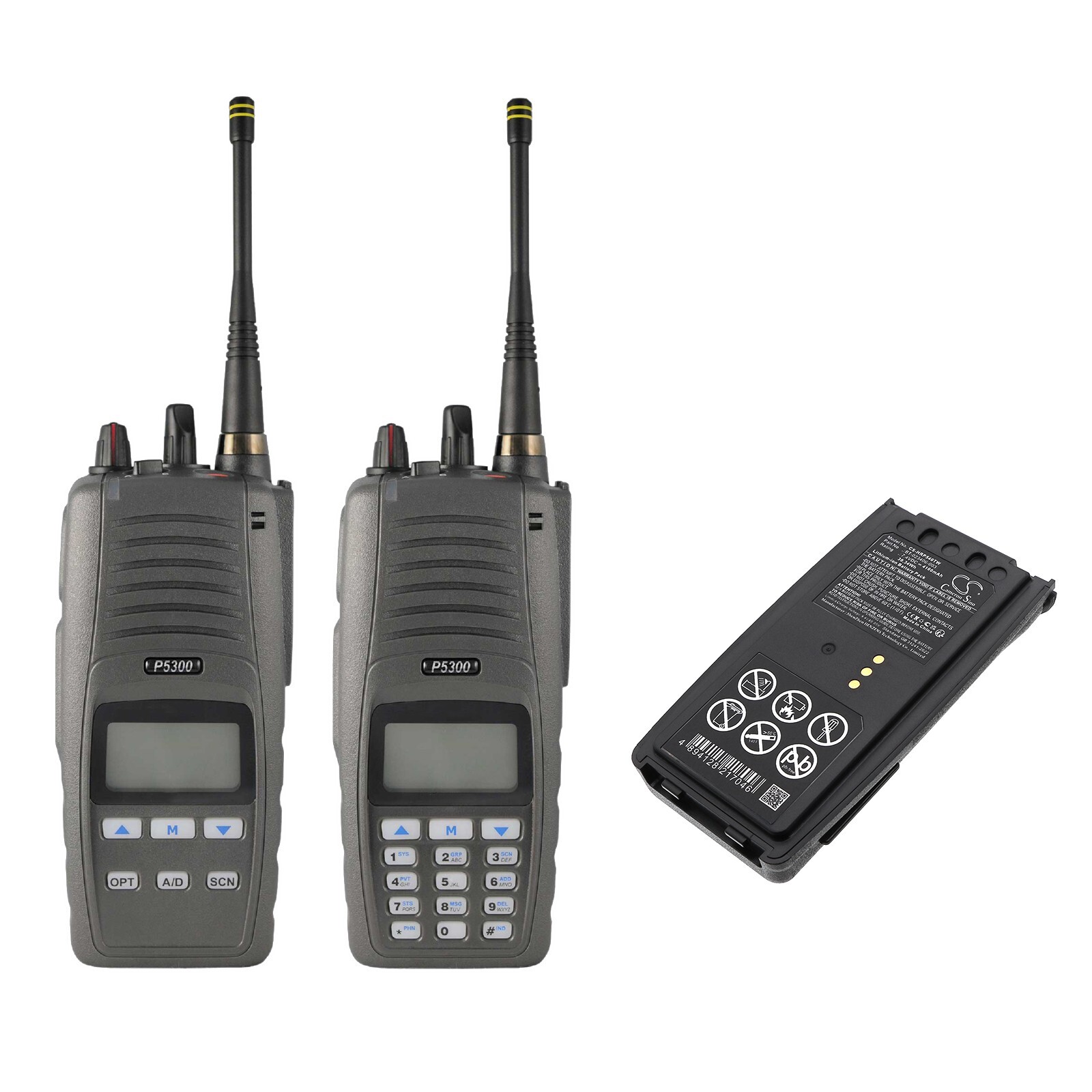 BATTERIE 4100mAh BT-023406-003 For Harris P5300 P5350 P5370 P5400 P5450 P5470