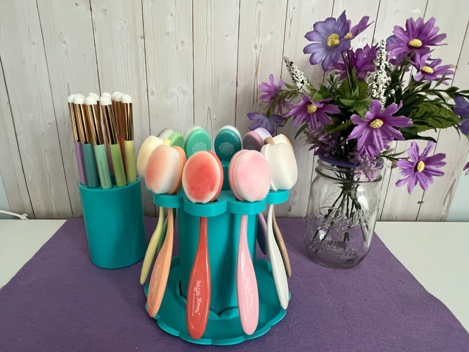 Ink Blending Brush Holder - Spinning Stand for Organizing (Brushes Not Included)