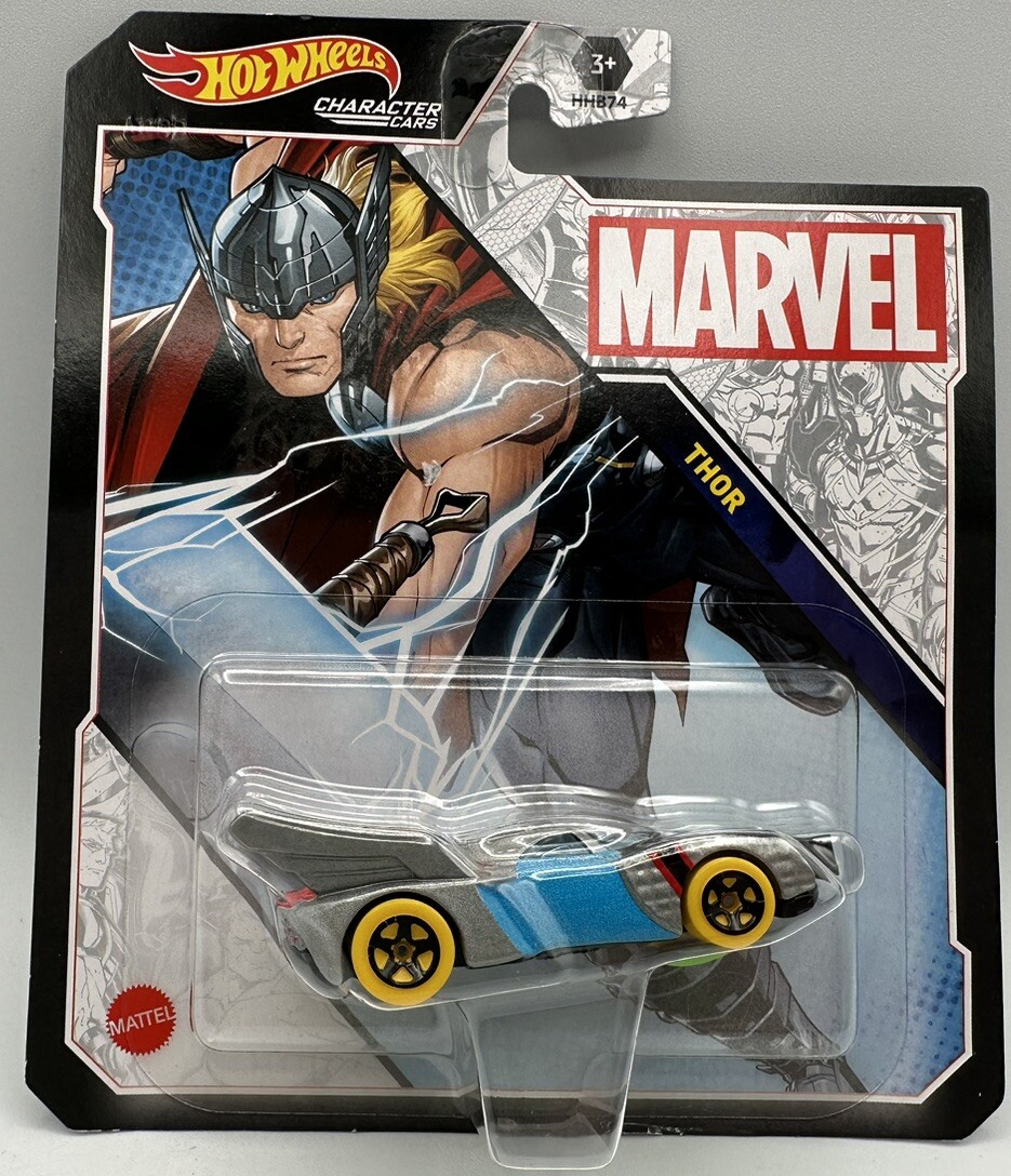 Hot Wheels Thor Marvel Character Cars Mattel 2021