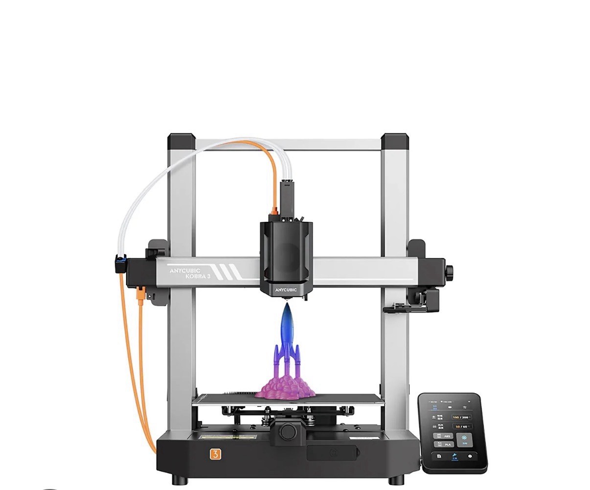 ANYCubic Kobra 3 FDM 3D Printer with touchscreen control READ DISCRIPTION