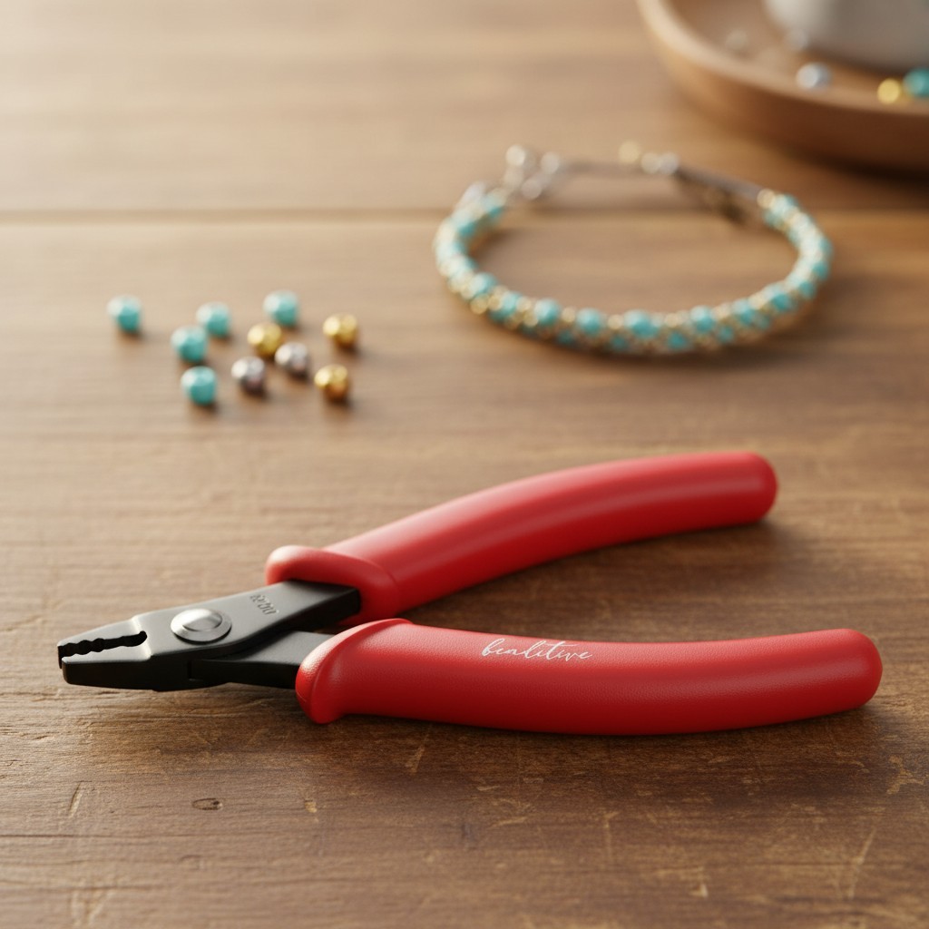 Precision 5-Inch Bead Crimping Tool for Jewelry Makers - 2mm & 3mm Compatible