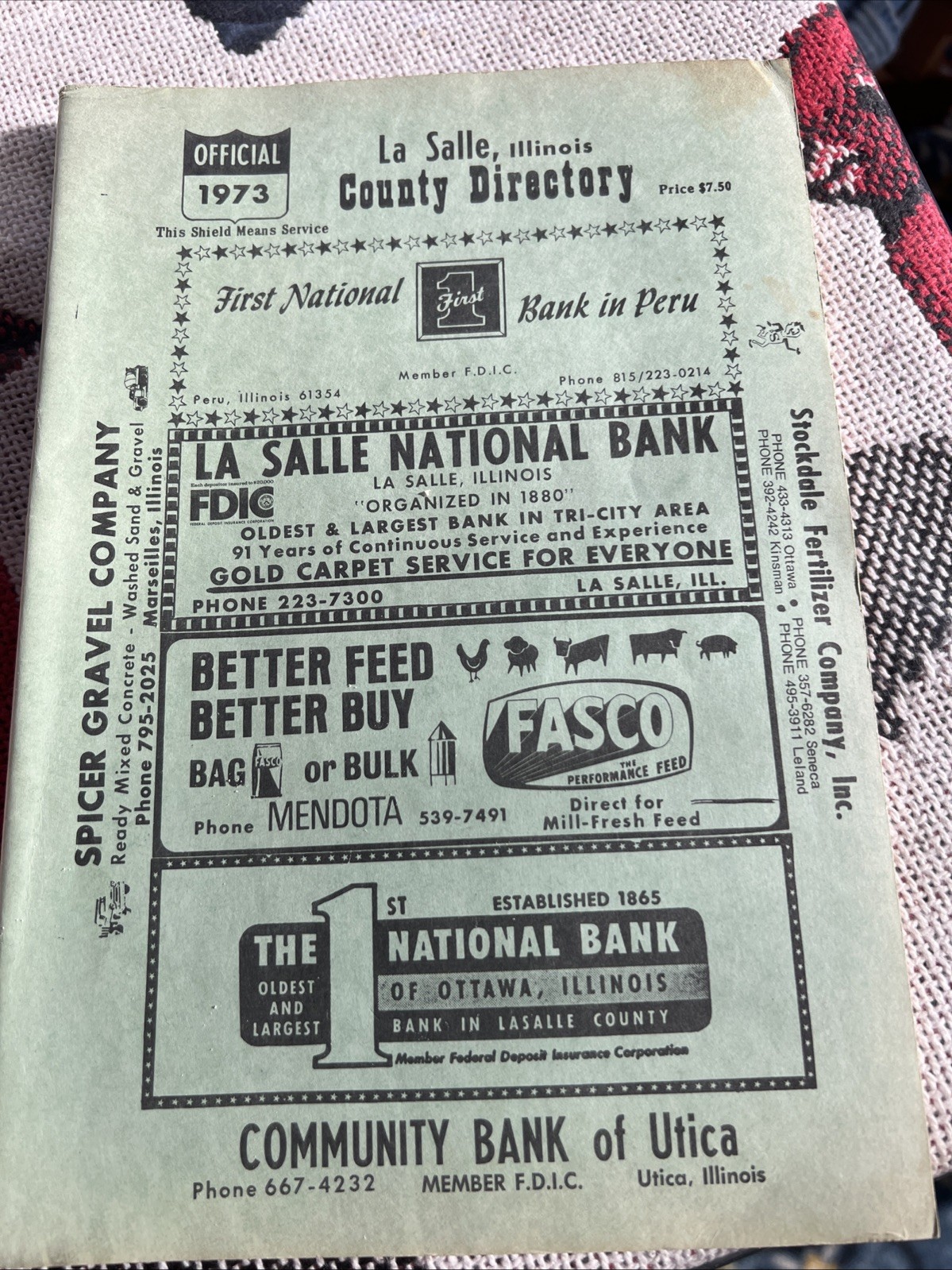 LaSalle County Directory 1973