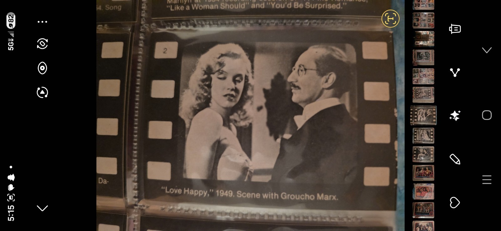 35mm Film Cells - Love Happy & No Business Like Show Business, Groucho Marx