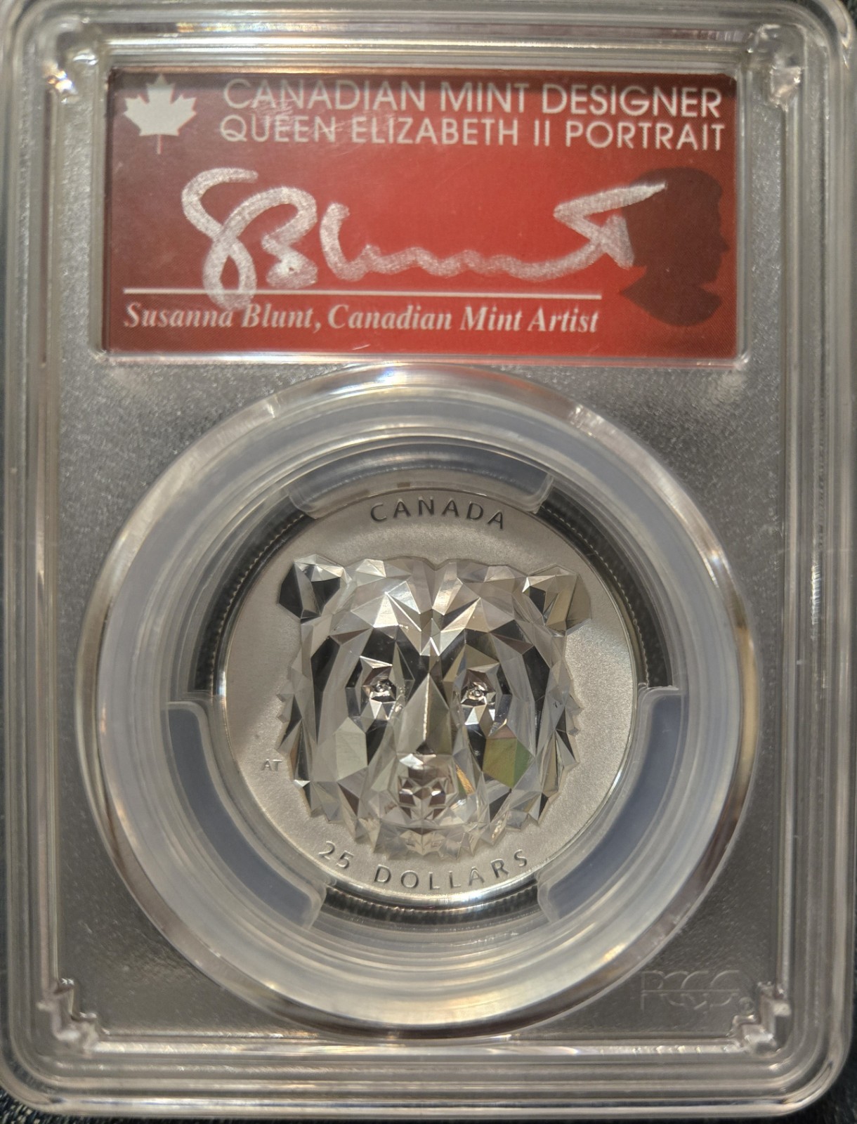Canada 2020 $25 Silver Grizzly Bear Multifaceted High Relief Coin PCGS PR70DCAM
