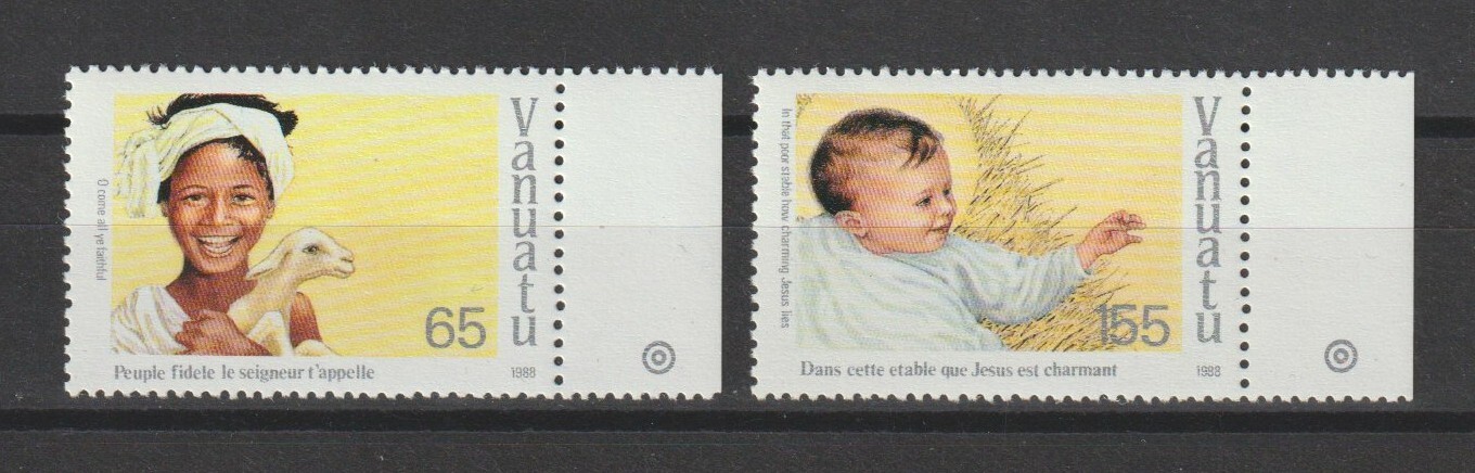 VANUATU 1988 SG 517w + 518w MNH