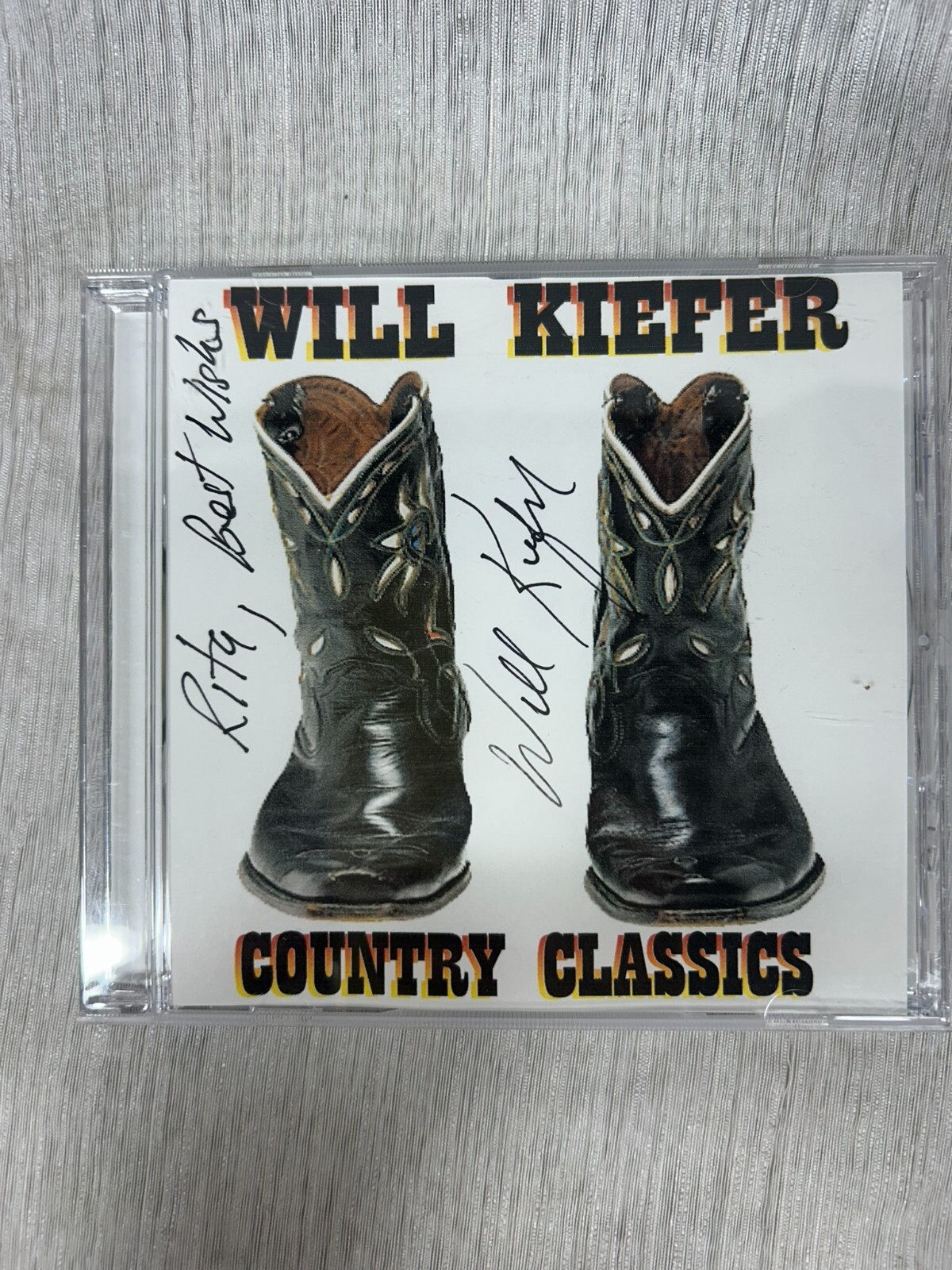 Will Kiefer Country Classics CD Signed No COA T7
