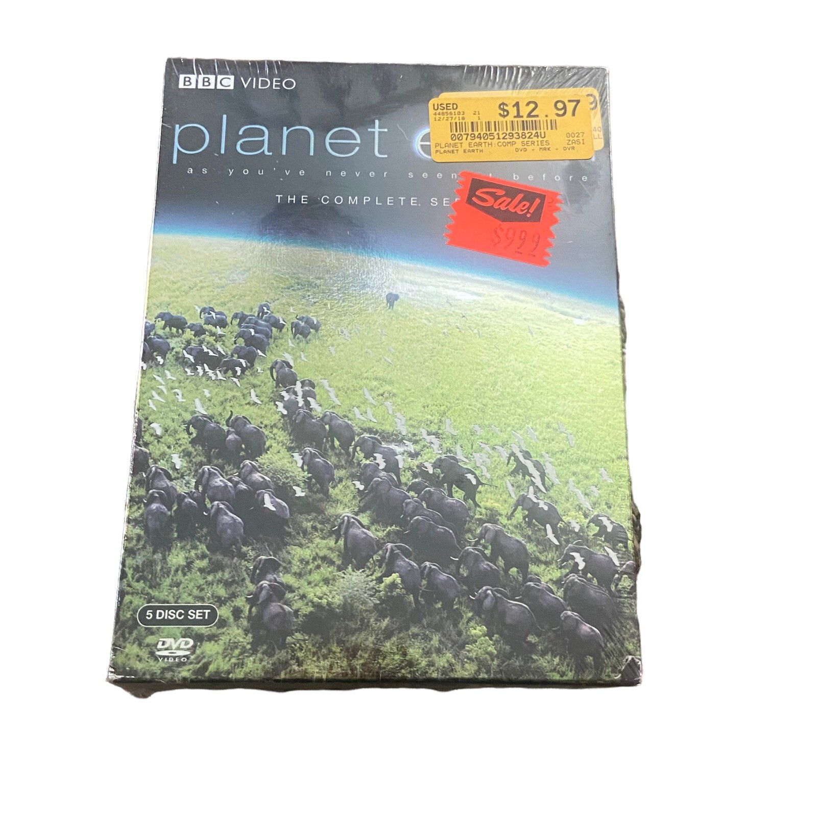 New Sealed Planet Earth: The Complete Series DVD 2007 5-Disc Set Region 1 BBC