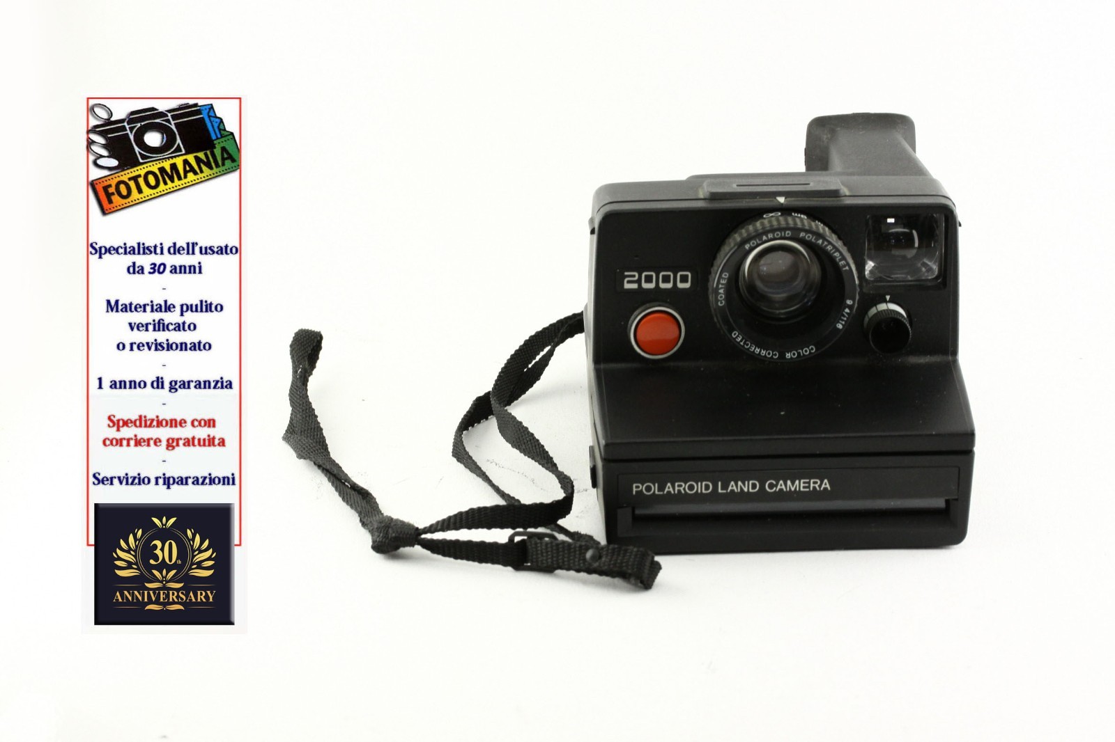 Polaroid Land Camera 2000 Warranty 1 Year