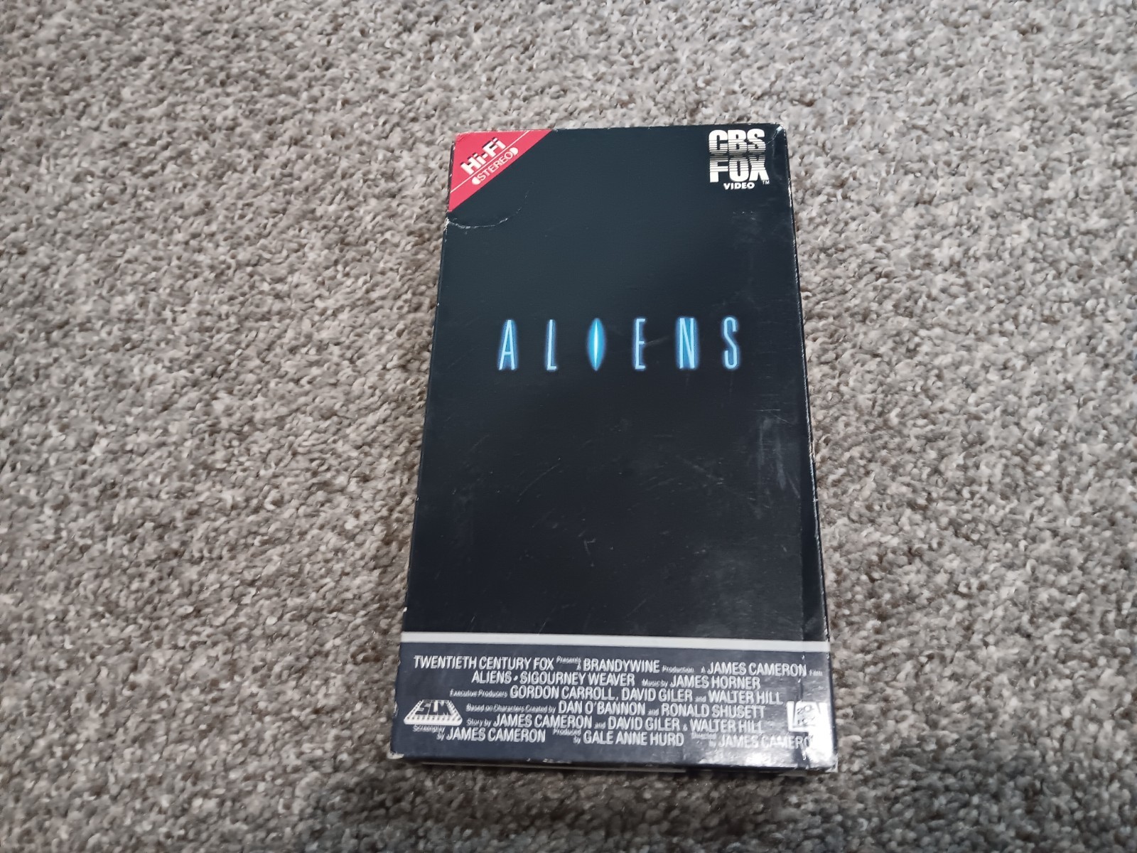 Aliens Betamax 1986 James Cameron Sigourney Weaver 80s Sci-fi Beta NOT VHS