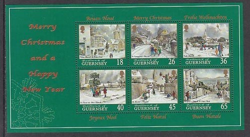 Guernsey - Mail 2000 Yvert 878/83 ** Mnh Christmas